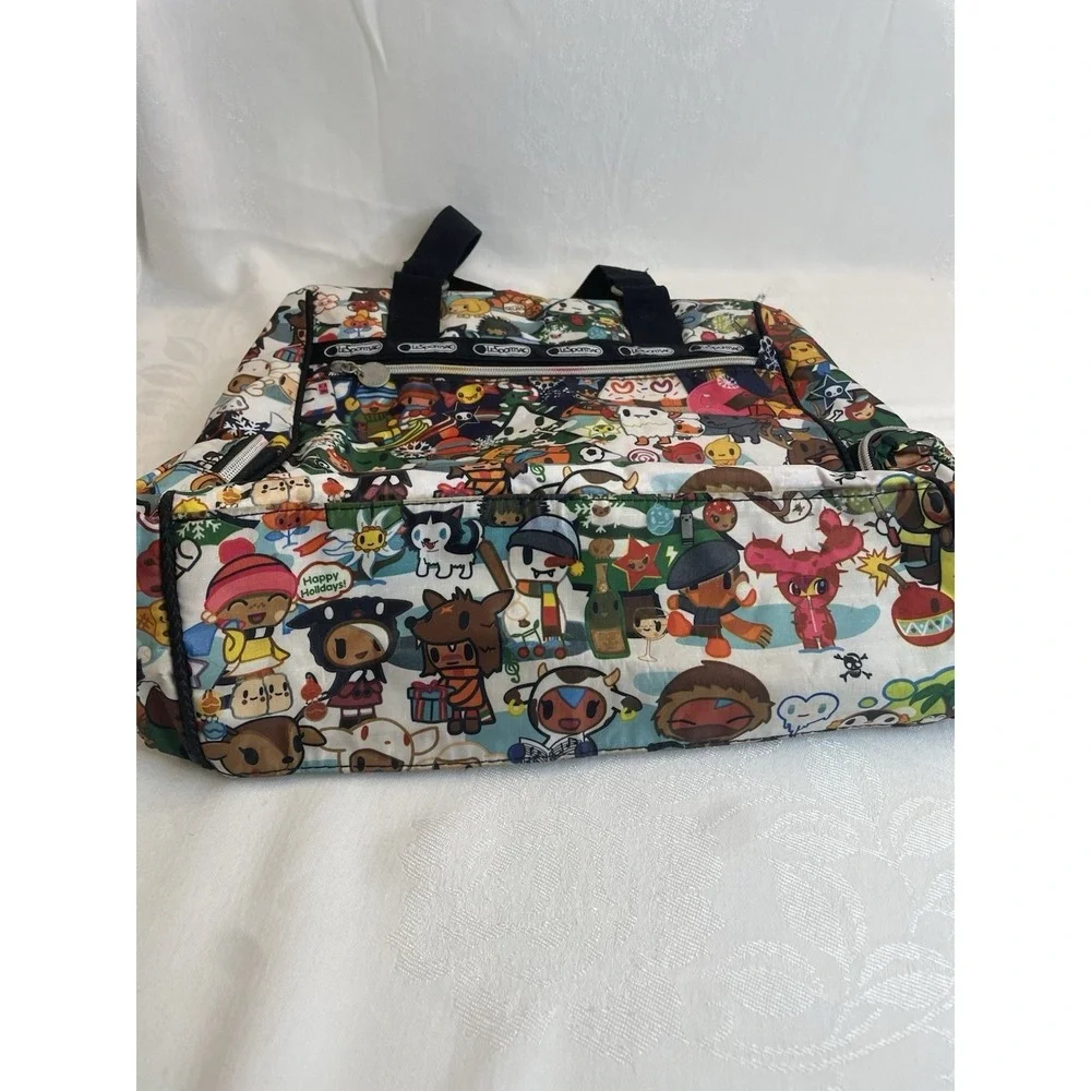 LESPORTSAC X TOKIDOKI‎ Vacanze Winter Wonderland Shoulder Bag Tote Bag 15x15x5